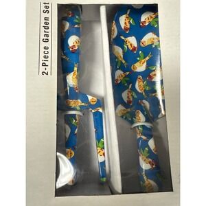 The Cellar Garden Bird Print 2 Piece Tool‎ Set Shovel Hand Rake Gardening Gift